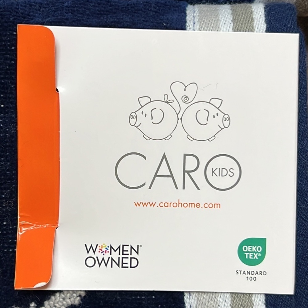 Caro - ‘Dinosaurs’ Bath & Hand Towel Set (2). NWT Firm! Last One! - Picture 4 of 4